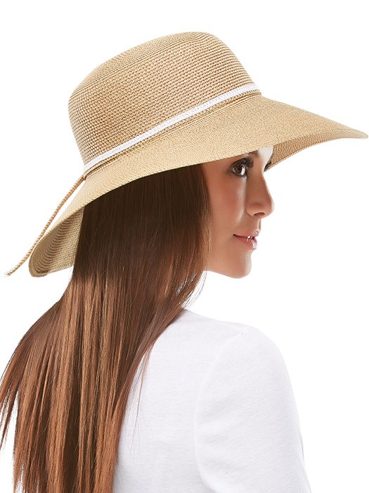 Braided Wide Brim Hat by Jon Renau Braided Wide Brim Hat by Jon Renau